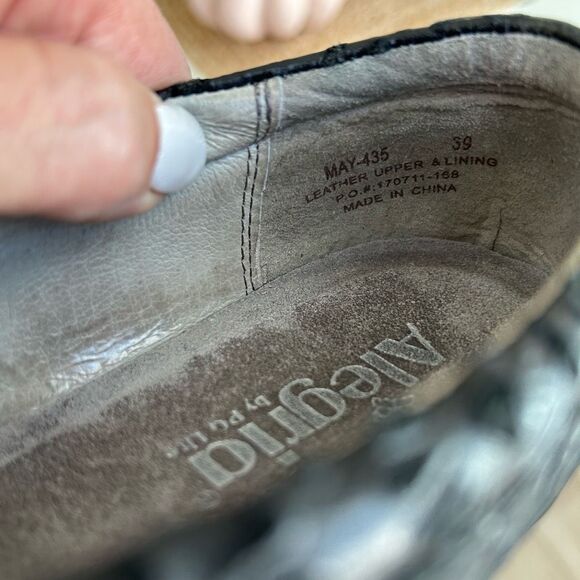 ALEGRIA Mary Janes maya tile me more shoes size 8.5 comfort whimsigoth fairy cor - Picture 7 of 8